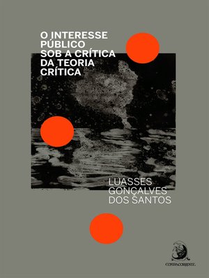cover image of O interesse público sob a crítica da Teoria Crítica